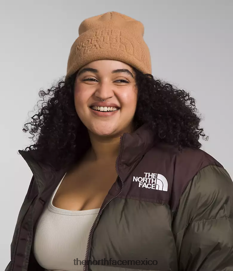 The North Face accesorio NFHLJL1138 mantequilla de almendras unisexo gorro urbano con relieve - Image 2