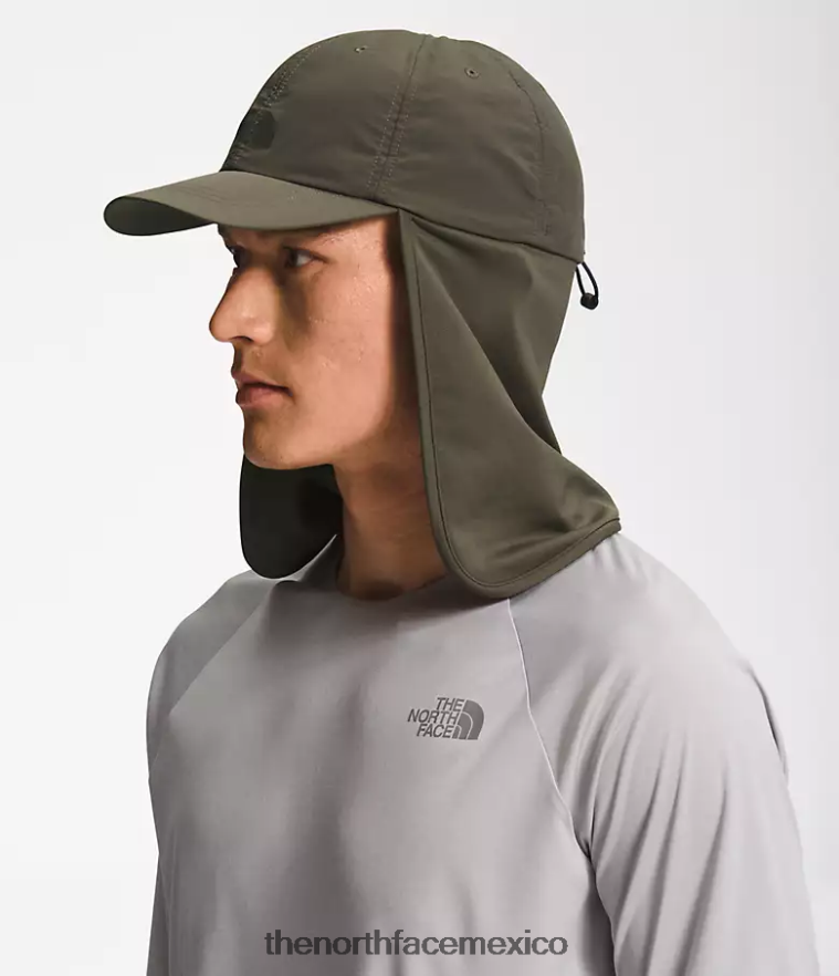 The North Face accesorio NFHLJL367 nuevo verde topo unisexo sombrero protector solar horizonte - Image 3