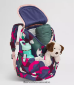 The North Face accesorio NFHLJL397 señor. estampado abstracto grande rosa/azul cueva niños mochila mini explorador juvenil - Image 4
