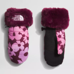 The North Face accesorio NFHLJL631 estampado floral degradado de mora blanca niños guantes de remolino mossbud