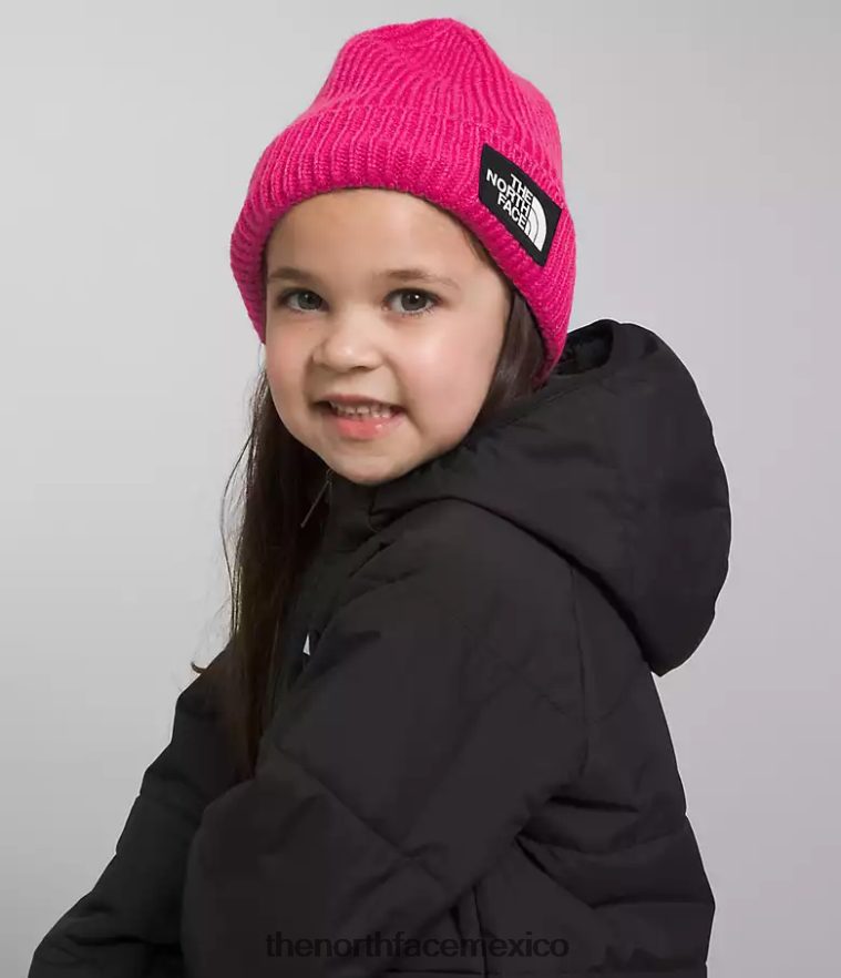 The North Face accesorio NFHLJL762 señor. rosa niños gorro con puños y logo de tnf - Image 2