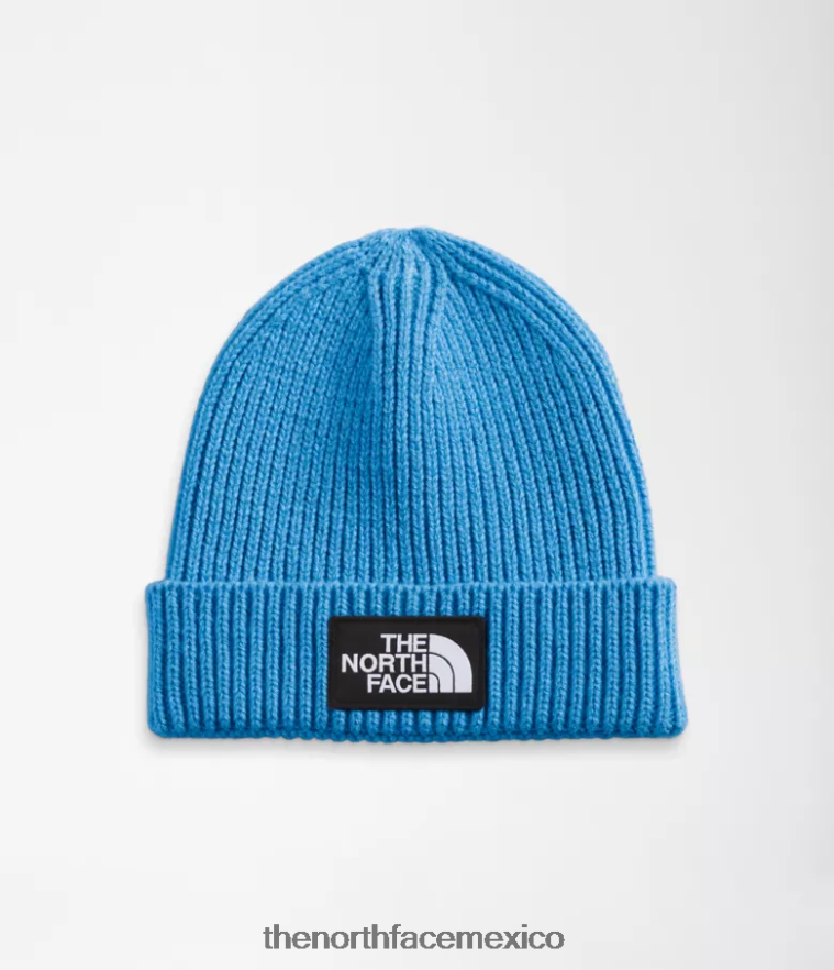 The North Face accesorio NFHLJL78 azul súper sónico niños gorro con puños y logo de tnf - Image 1