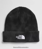 The North Face accesorio NFHLJL794 negro unisexo gorro con logo teñido anudado