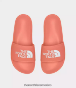 The North Face calzado NFHLJL577 naranja coral polvoriento/blanco tnf mujer toboganes del campamento base iii - Image 2