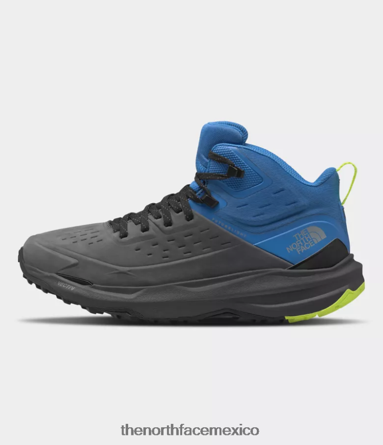 The North Face calzado NFHLJL611 gris vanadis/azul supersónico hombres botas de cuero vectiv exploras 2 mid Futurelight - Image 1