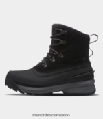 The North Face calzado NFHLJL613 tnf negro/gris asfalto hombres botas impermeables chilkat v con encaje