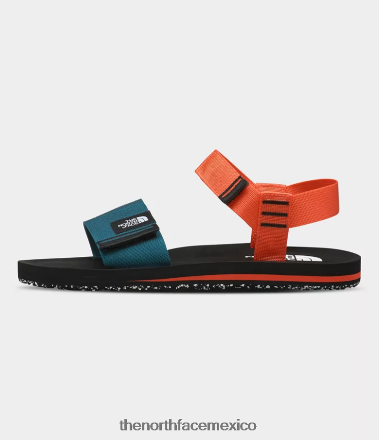 The North Face calzado NFHLJL713 tnf negro/naranja retro hombres sandalias skeena - Image 1