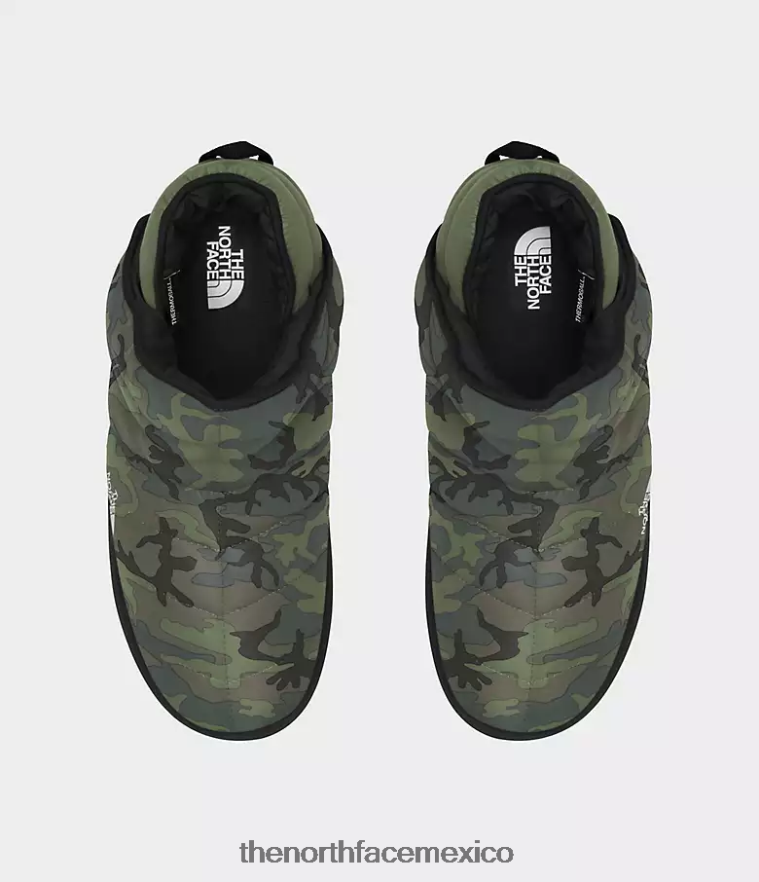 The North Face calzado NFHLJL789 estampado de camuflaje de maleza de tomillo/tnf negro hombres botines de tracción termoball - Image 2