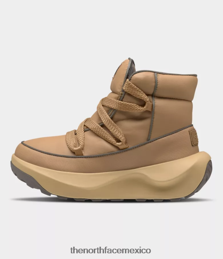 The North Face calzado NFHLJL855 mantequilla de almendras/marrón halcón mujer botas impermeables de encaje halseigh thermoball - Image 1
