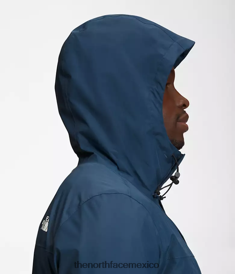 The North Face ropa NFHLJL1000 azul sombreado/azul marino cumbre hombres triclima de antora - Image 4
