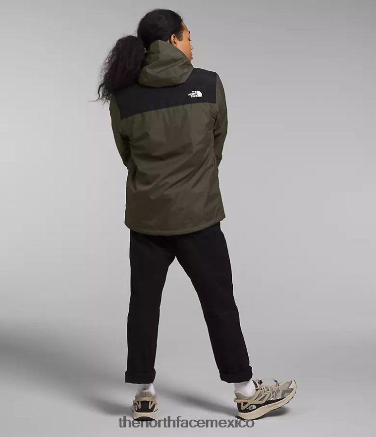 The North Face ropa NFHLJL1002 nuevo verde topo/negro tnf hombres triclima de antora - Image 2