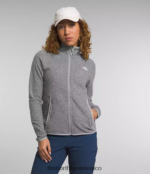 The North Face ropa NFHLJL1014 tnf gris medio jaspeado mujer chaqueta alpina polartec 100 - Image 2