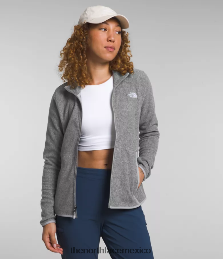 The North Face ropa NFHLJL1014 tnf gris medio jaspeado mujer chaqueta alpina polartec 100 - Image 1