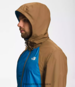 The North Face ropa NFHLJL101 azul súper sónico/marrón utilitario hombres chaqueta hidrenalina 2000 - Image 4