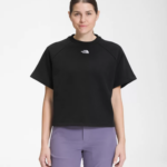 The North Face ropa NFHLJL1021 negro mujer tripulación de polar de fieltro de manga corta