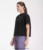 The North Face ropa NFHLJL1021 negro mujer tripulación de polar de fieltro de manga corta - Image 3