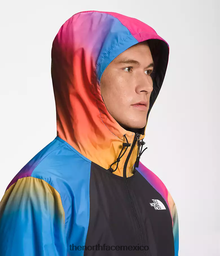 The North Face ropa NFHLJL103 estampado degradado azul supersónico hombres chaqueta hidrenalina 2000 - Image 4