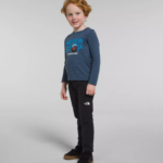 The North Face ropa NFHLJL1065 negro niños pantalones glaciares