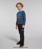 The North Face ropa NFHLJL1065 negro niños pantalones glaciares