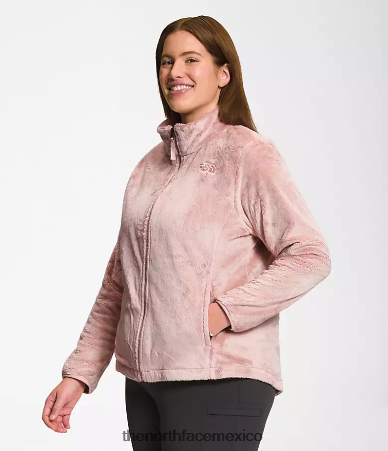 The North Face ropa NFHLJL1092 musgo rosa mujer plus chaqueta de osito - Image 3