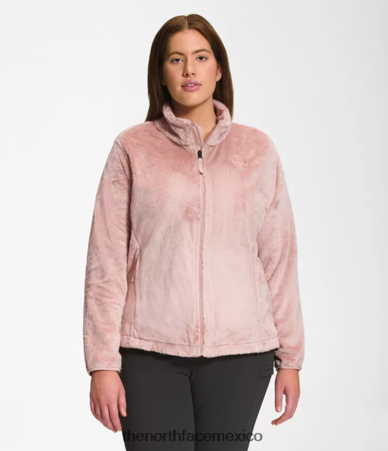 The North Face ropa NFHLJL1092 musgo rosa mujer plus chaqueta de osito - Image 1