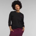 The North Face ropa NFHLJL1094 tnf negro/mora mujer camiseta de manga larga con estampado gráfico