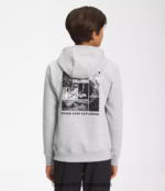 The North Face ropa NFHLJL1102 tnf gris claro jaspeado niños sudadera con capucha de lana de campamento - Image 2