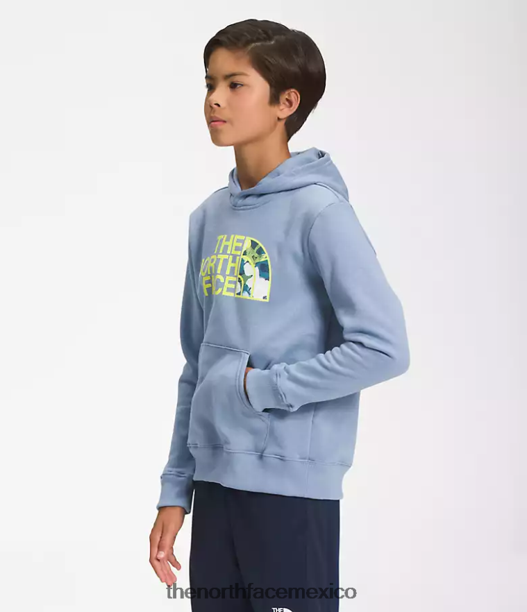 The North Face ropa NFHLJL1104 azul popular niños sudadera con capucha de lana de campamento - Image 3
