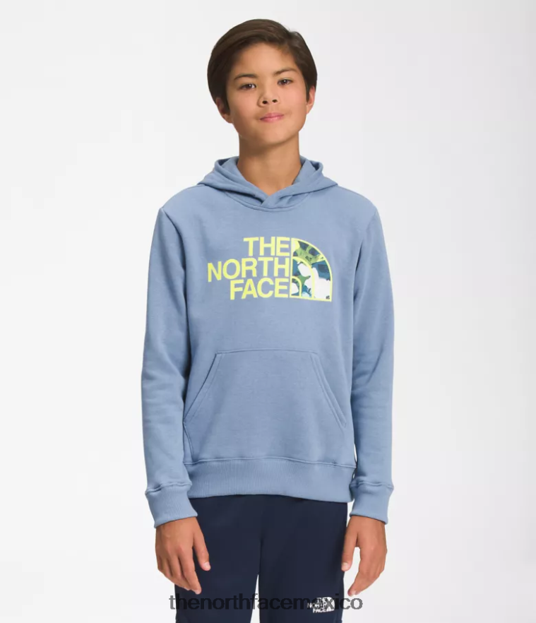 The North Face ropa NFHLJL1104 azul popular niños sudadera con capucha de lana de campamento - Image 1