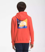 The North Face ropa NFHLJL1105 naranja retra niños sudadera con capucha de lana de campamento - Image 2