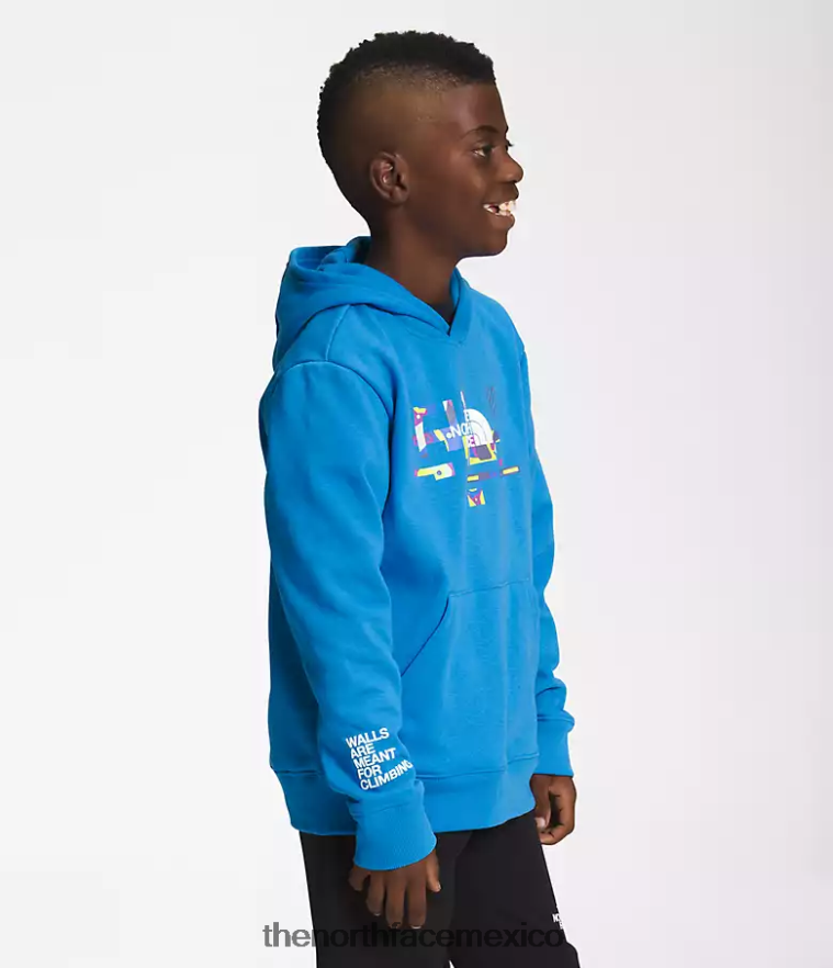The North Face ropa NFHLJL1106 azul súper sónico niños sudadera con capucha de lana de campamento - Image 3