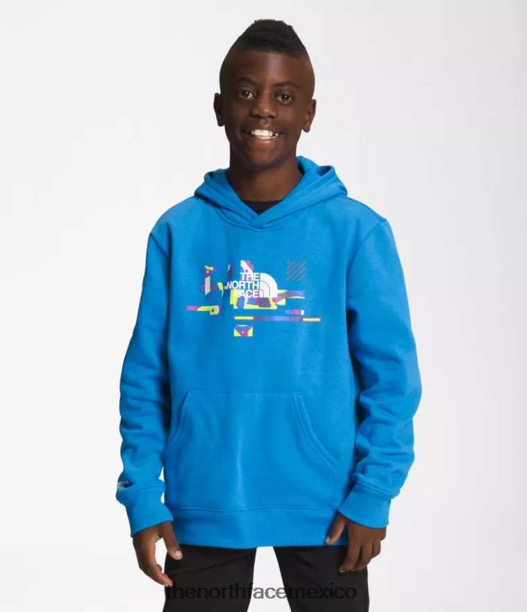 The North Face ropa NFHLJL1106 azul súper sónico niños sudadera con capucha de lana de campamento - Image 1
