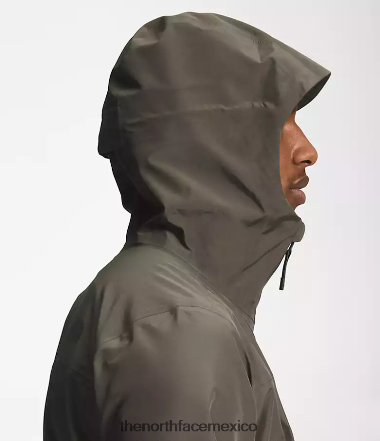 The North Face ropa NFHLJL1116 nuevo verde topo hombres chaqueta dryzzle Futurelight - Image 4