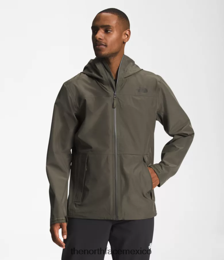 The North Face ropa NFHLJL1116 nuevo verde topo hombres chaqueta dryzzle Futurelight - Image 1