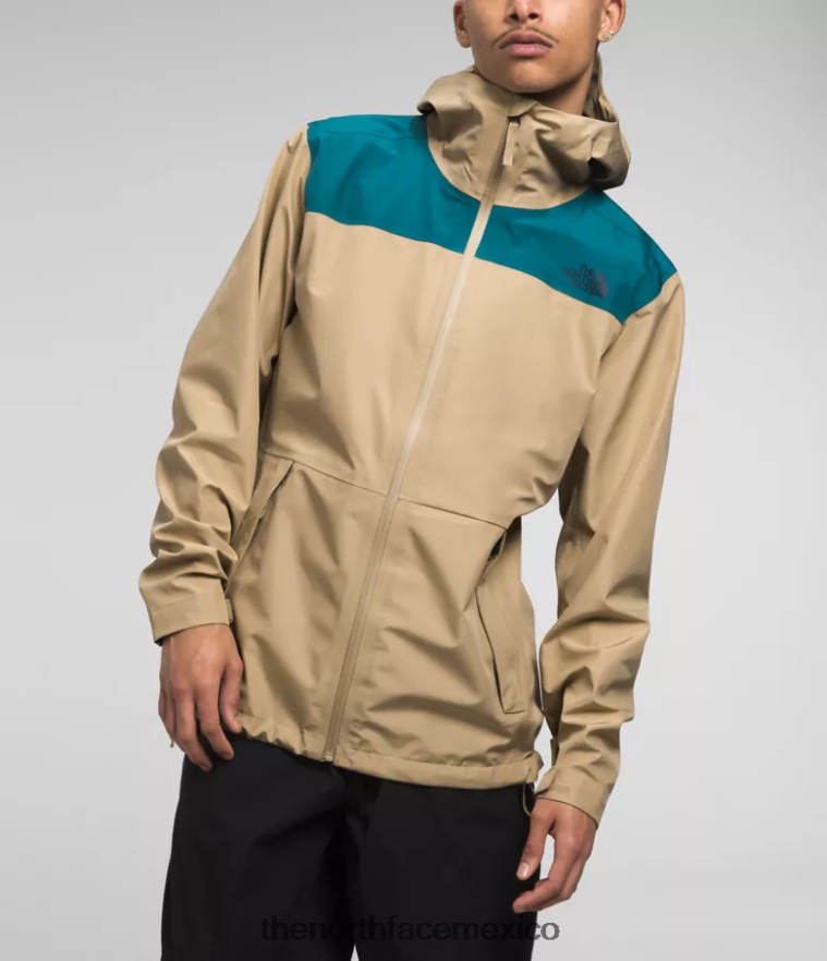 The North Face ropa NFHLJL1117 coral azul/piedra caqui hombres chaqueta dryzzle Futurelight - Image 1