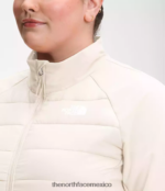 The North Face ropa NFHLJL1145 gardenia blanca mujer además de chaqueta híbrida de refugio cove - Image 4