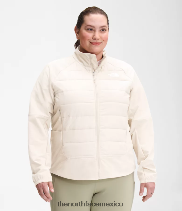 The North Face ropa NFHLJL1145 gardenia blanca mujer además de chaqueta híbrida de refugio cove - Image 1