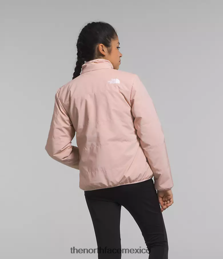 The North Face ropa NFHLJL1153 musgo rosa niños chaqueta reversible de musgo - Image 2