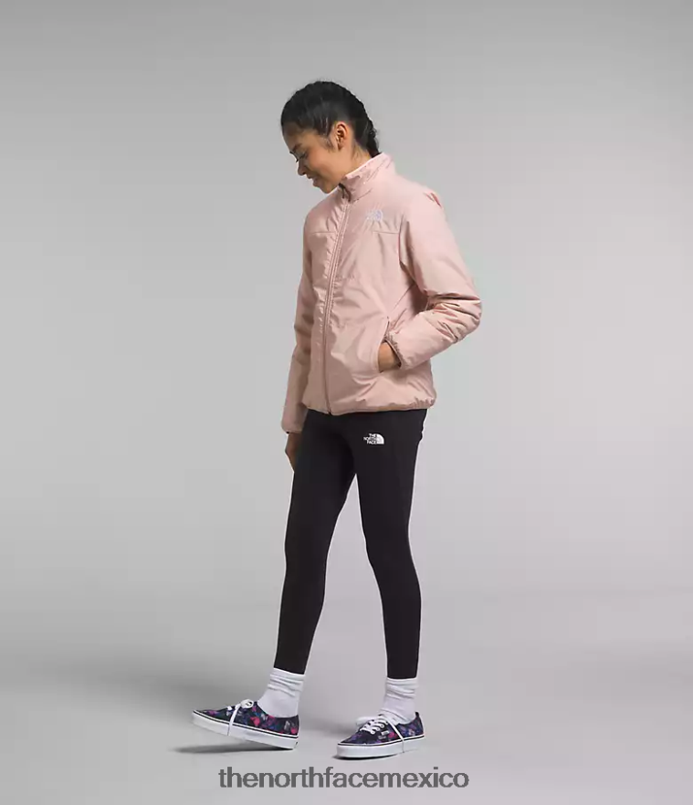 The North Face ropa NFHLJL1153 musgo rosa niños chaqueta reversible de musgo - Image 3