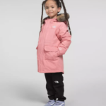 The North Face ropa NFHLJL1154 rosa sombría niños parka ártica