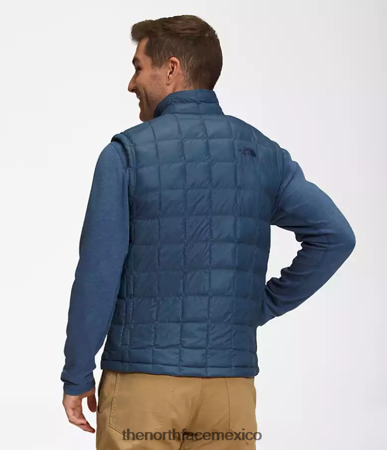 The North Face ropa NFHLJL1156 azul sombreado hombres chaleco termoball eco 2.0 - Image 2