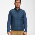 The North Face ropa NFHLJL1156 azul sombreado hombres chaleco termoball eco 2.0