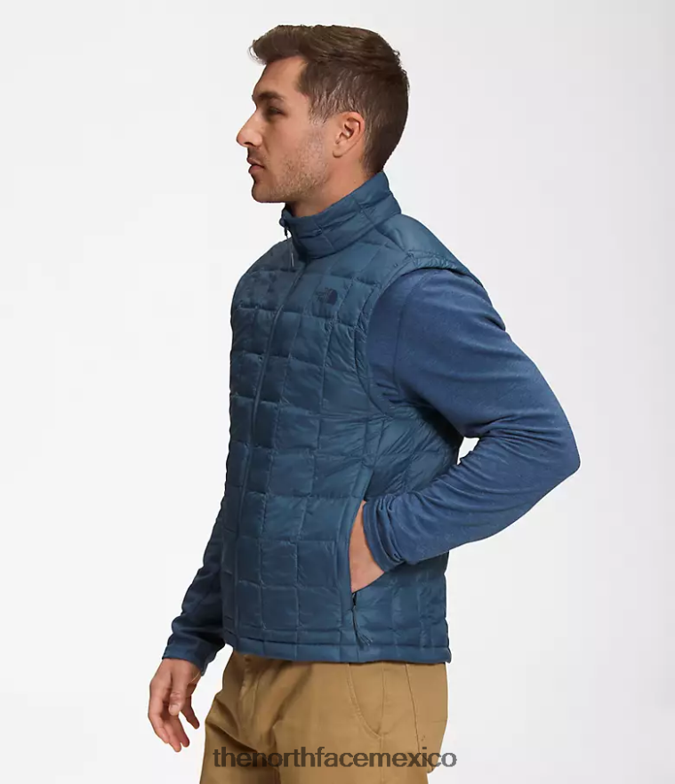 The North Face ropa NFHLJL1156 azul sombreado hombres chaleco termoball eco 2.0 - Image 3
