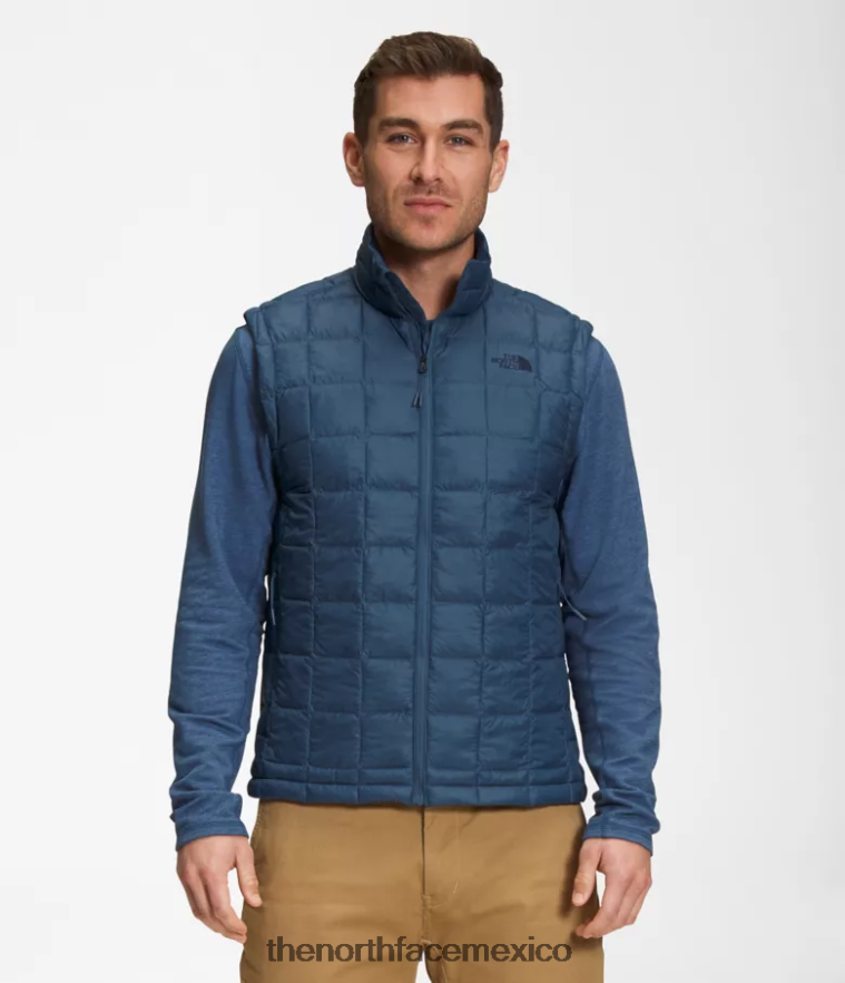 The North Face ropa NFHLJL1156 azul sombreado hombres chaleco termoball eco 2.0 - Image 1