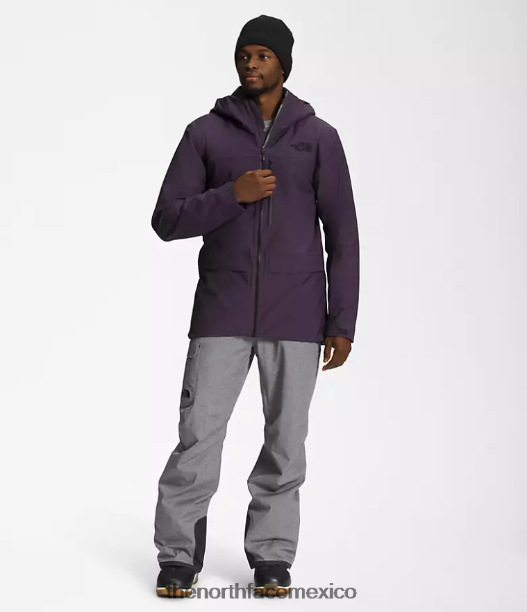 The North Face ropa NFHLJL115 berenjena oscura violeta hombres chaqueta de línea de enfermedad - Image 2
