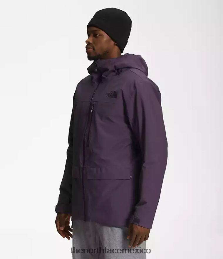 The North Face ropa NFHLJL115 berenjena oscura violeta hombres chaqueta de línea de enfermedad - Image 4