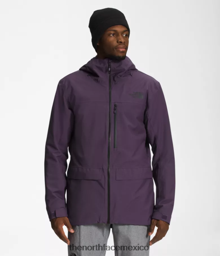 The North Face ropa NFHLJL115 berenjena oscura violeta hombres chaqueta de línea de enfermedad - Image 1