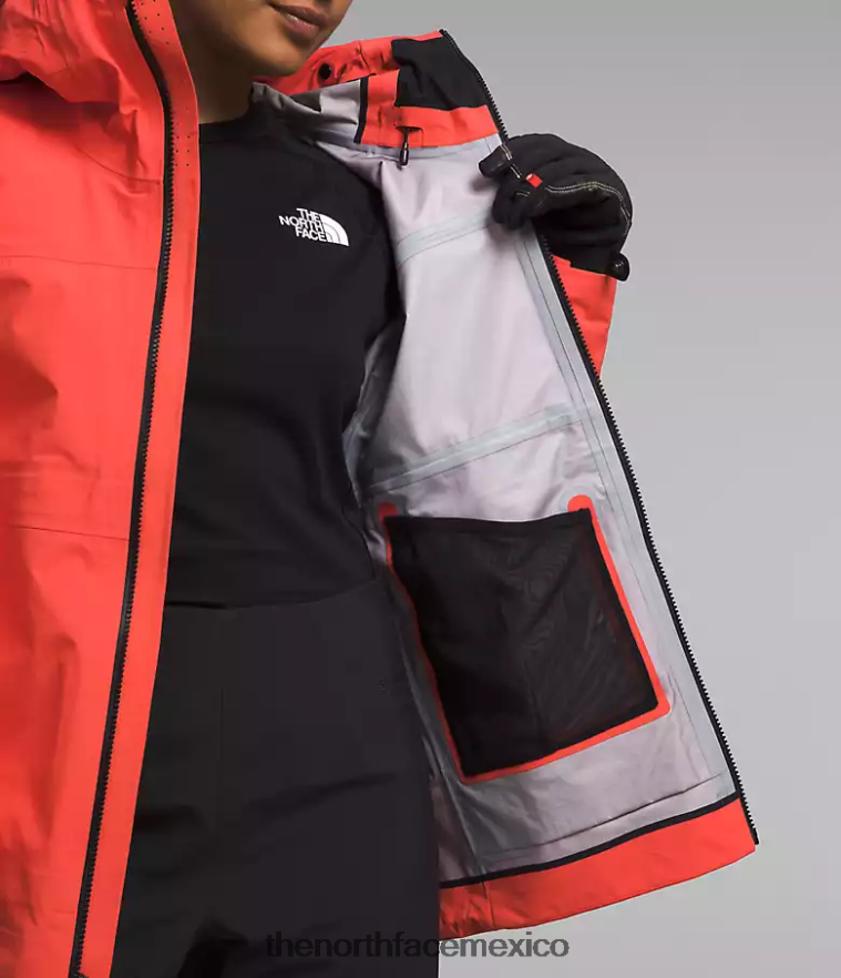 The North Face ropa NFHLJL1173 naranja radiante mujer Chaqueta Summit Series Chamlang Futurelight - Image 3