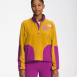The North Face ropa NFHLJL1180 flor de cactus amarilla/púrpura de madera de flecha mujer trailwear fantasía cresta -cremallera