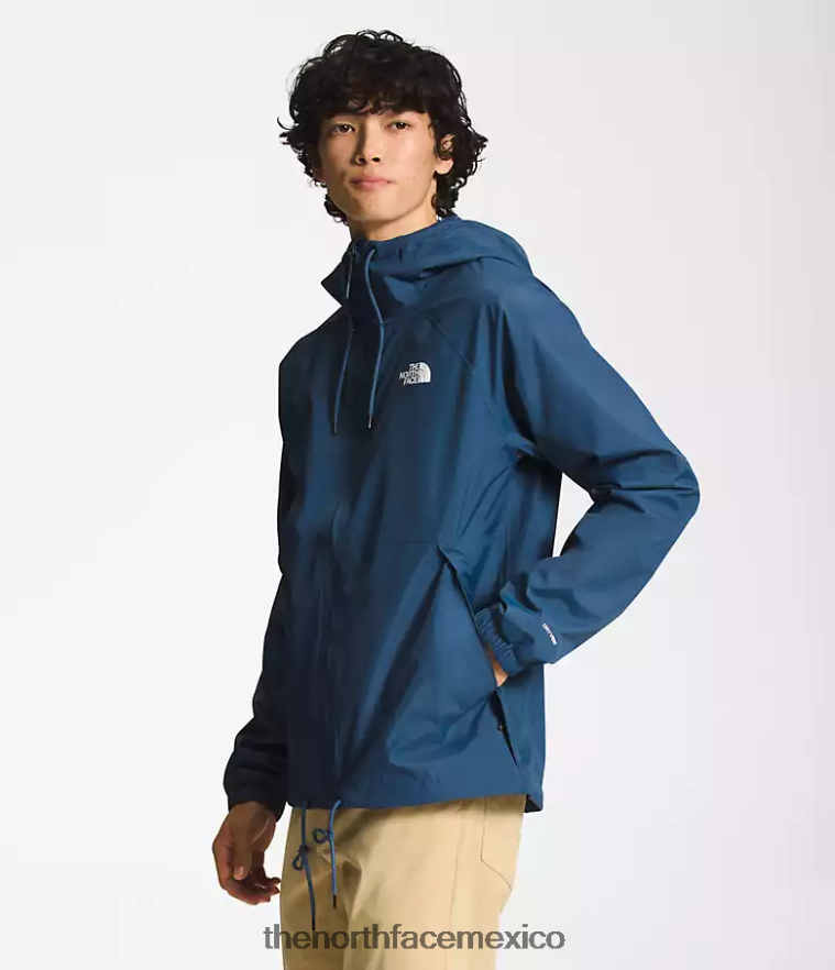 The North Face ropa NFHLJL1195 azul sombreado hombres sudadera con capucha anora lluvia - Image 3